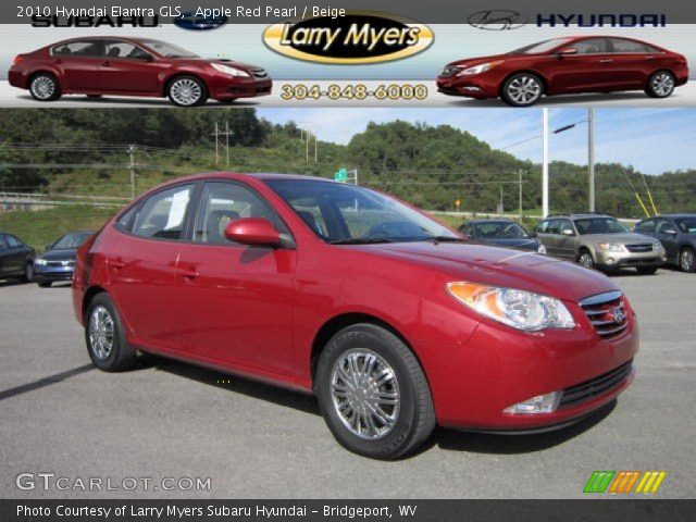 2010 Hyundai Elantra GLS in Apple Red Pearl