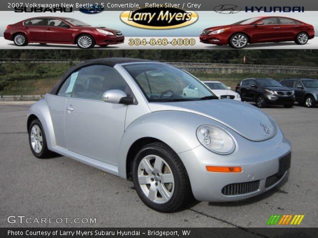 2007 Volkswagen New Beetle 2.5 Convertible in Reflex Silver