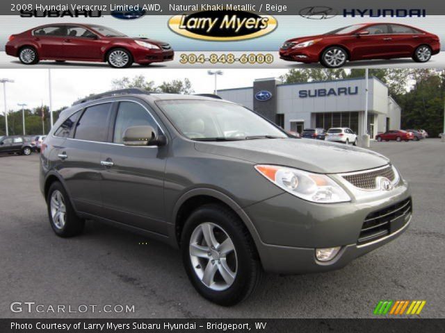 2008 Hyundai Veracruz Limited AWD in Natural Khaki Metallic