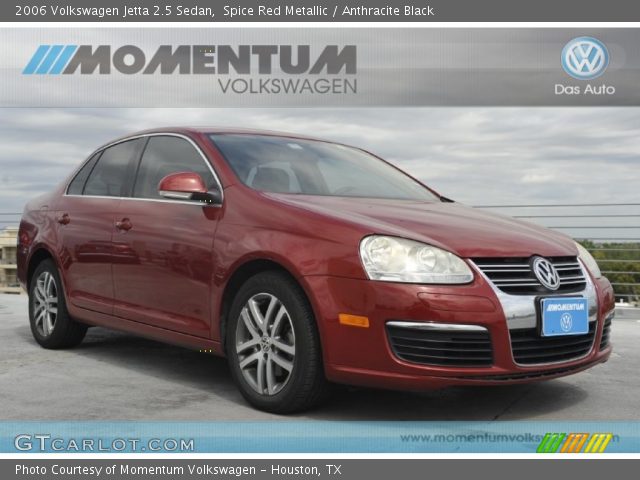 2006 Volkswagen Jetta 2.5 Sedan in Spice Red Metallic