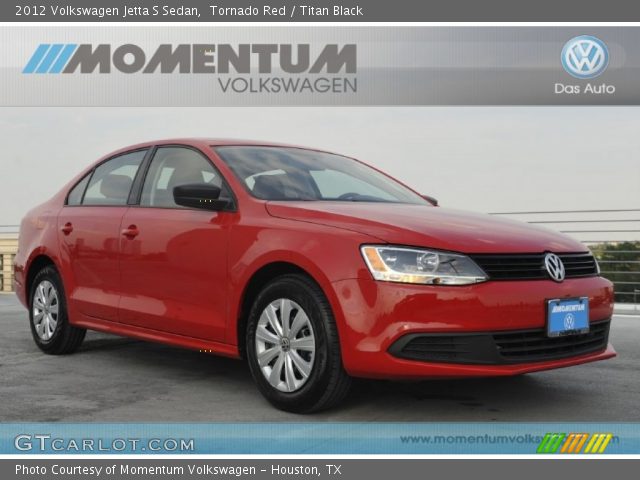 2012 Volkswagen Jetta S Sedan in Tornado Red