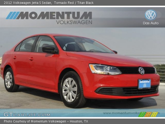 2012 Volkswagen Jetta S Sedan in Tornado Red