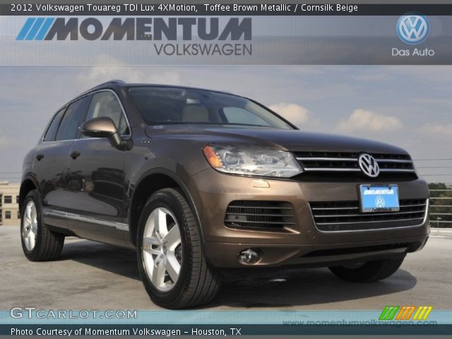 2012 Volkswagen Touareg TDI Lux 4XMotion in Toffee Brown Metallic