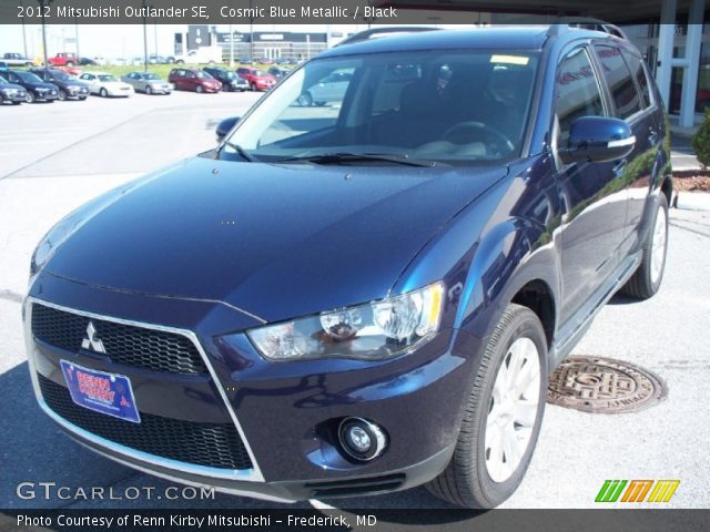 2012 Mitsubishi Outlander SE in Cosmic Blue Metallic