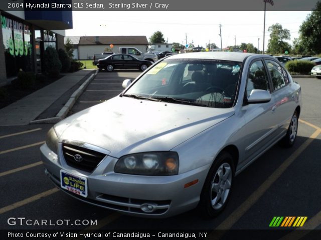 2004 Hyundai Elantra GLS Sedan in Sterling Silver