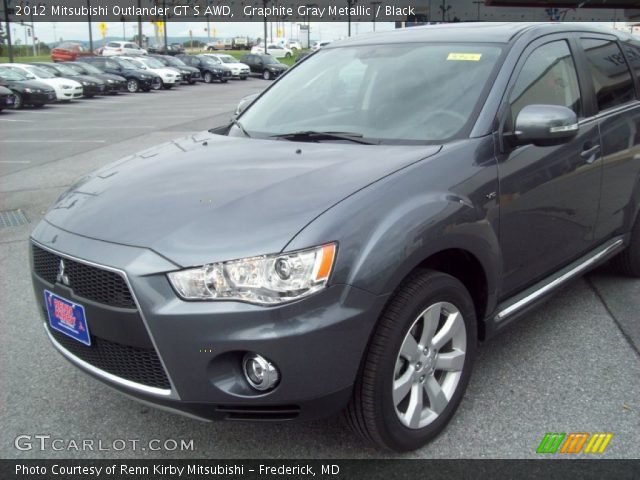 2012 Mitsubishi Outlander GT S AWD in Graphite Gray Metallic