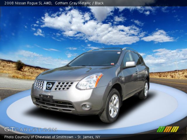 2008 Nissan Rogue SL AWD in Gotham Gray Metallic