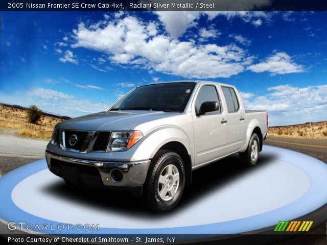 2005 Nissan Frontier SE Crew Cab 4x4 in Radiant Silver Metallic