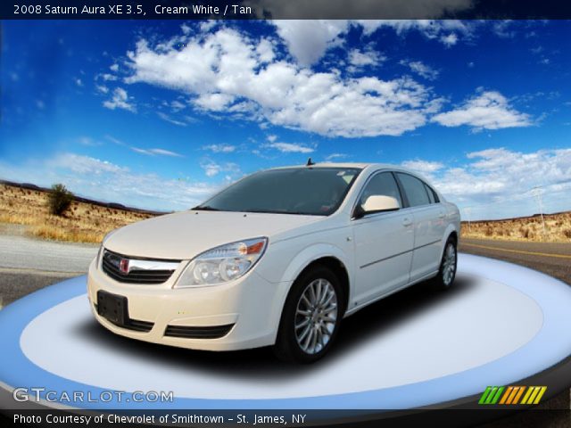 2008 Saturn Aura XE 3.5 in Cream White