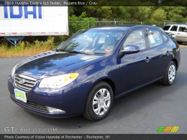 2009 Hyundai Elantra GLS Sedan in Regatta Blue