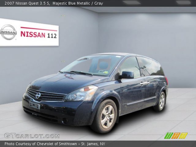 2007 Nissan Quest 3.5 S in Majestic Blue Metallic