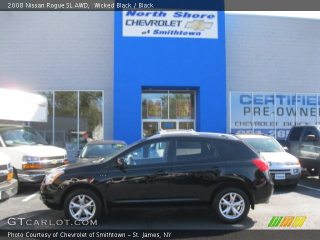 2008 Nissan Rogue SL AWD in Wicked Black