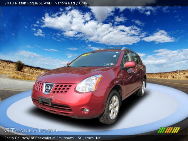 2010 Nissan Rogue SL AWD in Venom Red