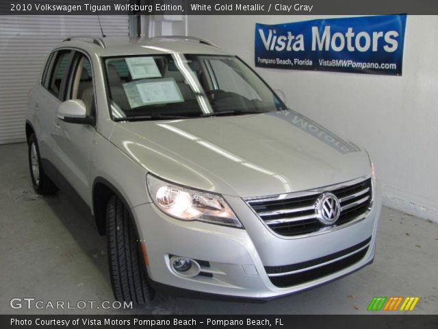 2010 Volkswagen Tiguan Wolfsburg Edition in White Gold Metallic