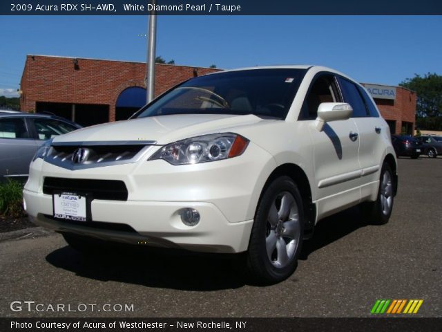 2009 Acura RDX SH-AWD in White Diamond Pearl