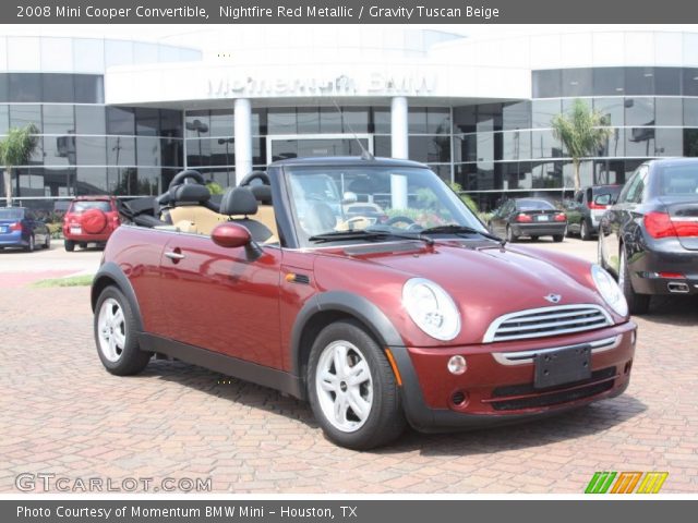 2008 Mini Cooper Convertible in Nightfire Red Metallic