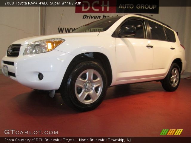 2008 Toyota RAV4 4WD in Super White