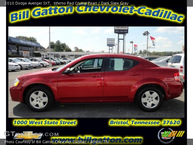 2010 Dodge Avenger SXT in Inferno Red Crystal Pearl