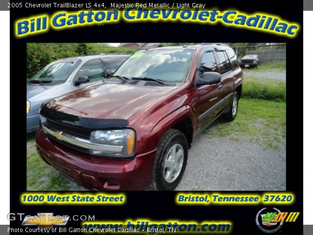 2005 Chevrolet TrailBlazer LS 4x4 in Majestic Red Metallic