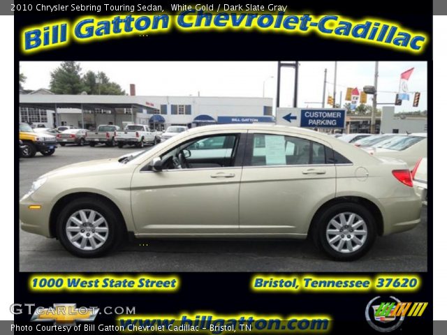 2010 Chrysler Sebring Touring Sedan in White Gold