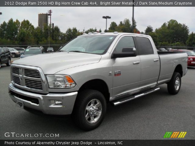 2012 Dodge Ram 2500 HD Big Horn Crew Cab 4x4 in Bright Silver Metallic