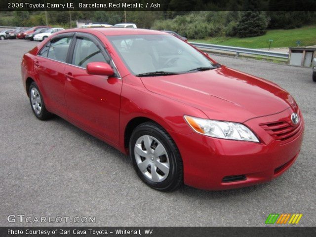 2008 Toyota Camry LE in Barcelona Red Metallic