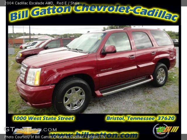 2004 Cadillac Escalade AWD in Red E