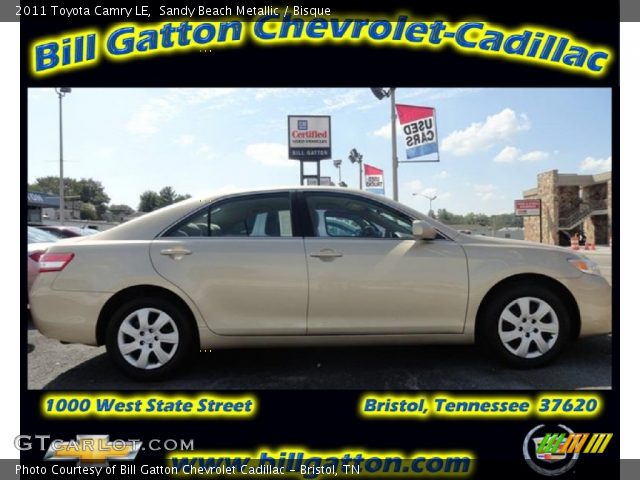 2011 Toyota Camry LE in Sandy Beach Metallic
