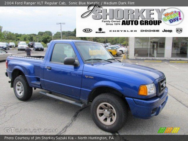 2004 Ford Ranger XLT Regular Cab in Sonic Blue Metallic