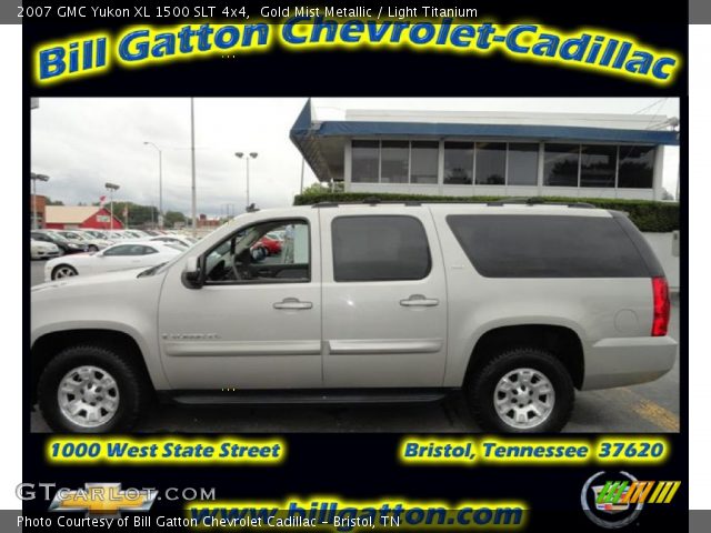 2007 GMC Yukon XL 1500 SLT 4x4 in Gold Mist Metallic