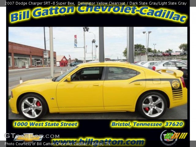 2007 Dodge Charger SRT-8 Super Bee in Detonator Yellow Clearcoat