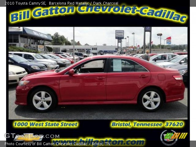 2010 Toyota Camry SE in Barcelona Red Metallic