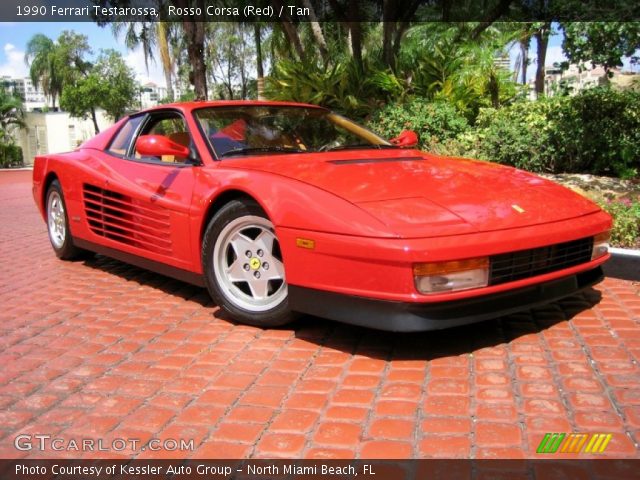 1990 Ferrari Testarossa  in Rosso Corsa (Red)