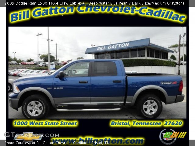 2009 Dodge Ram 1500 TRX4 Crew Cab 4x4 in Deep Water Blue Pearl