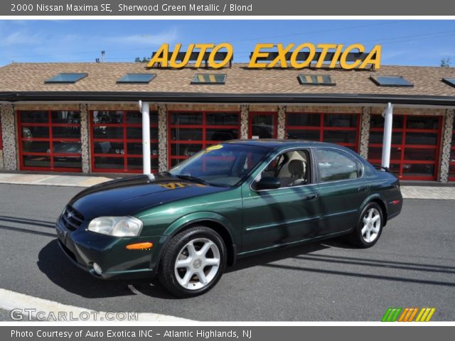 2000 Nissan Maxima SE in Sherwood Green Metallic