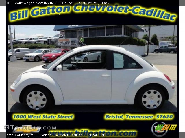 2010 Volkswagen New Beetle 2.5 Coupe in Candy White