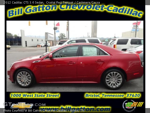 2012 Cadillac CTS 3.6 Sedan in Crystal Red Tintcoat