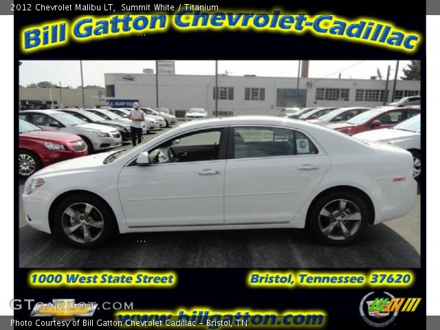 2012 Chevrolet Malibu LT in Summit White