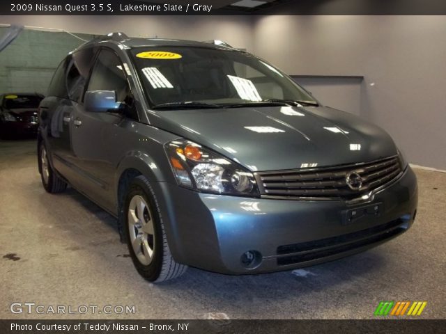 2009 Nissan Quest 3.5 S in Lakeshore Slate