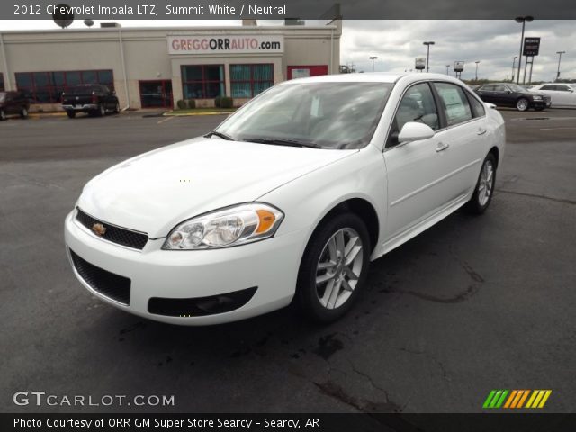 2012 Chevrolet Impala LTZ in Summit White