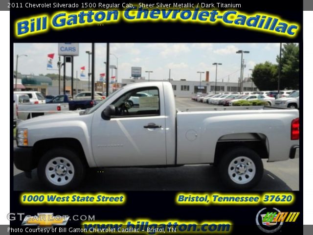 2011 Chevrolet Silverado 1500 Regular Cab in Sheer Silver Metallic