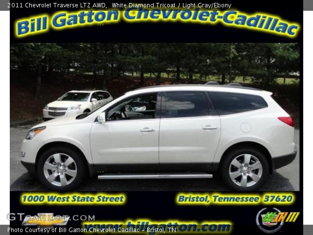 2011 Chevrolet Traverse LTZ AWD in White Diamond Tricoat