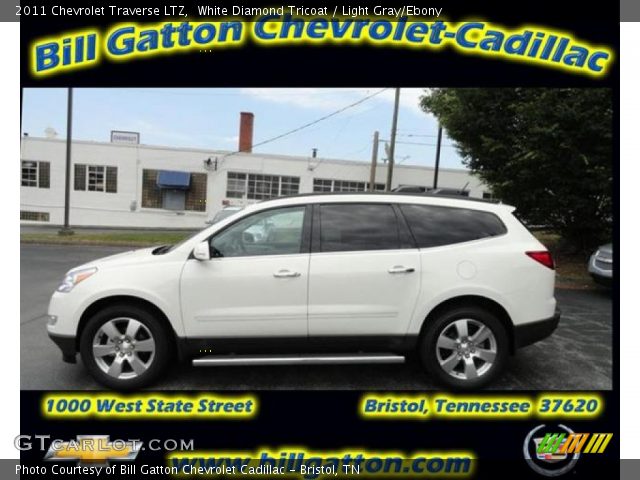 2011 Chevrolet Traverse LTZ in White Diamond Tricoat