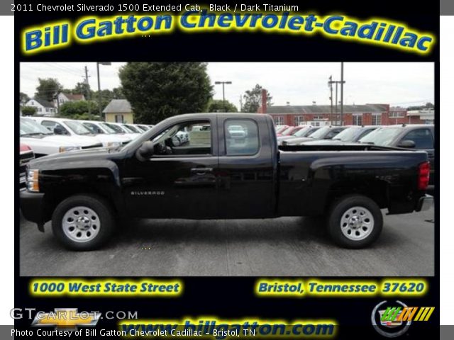 2011 Chevrolet Silverado 1500 Extended Cab in Black