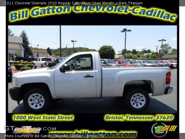 2011 Chevrolet Silverado 1500 Regular Cab in Sheer Silver Metallic