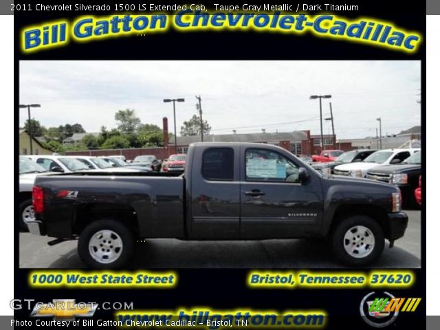 2011 Chevrolet Silverado 1500 LS Extended Cab in Taupe Gray Metallic