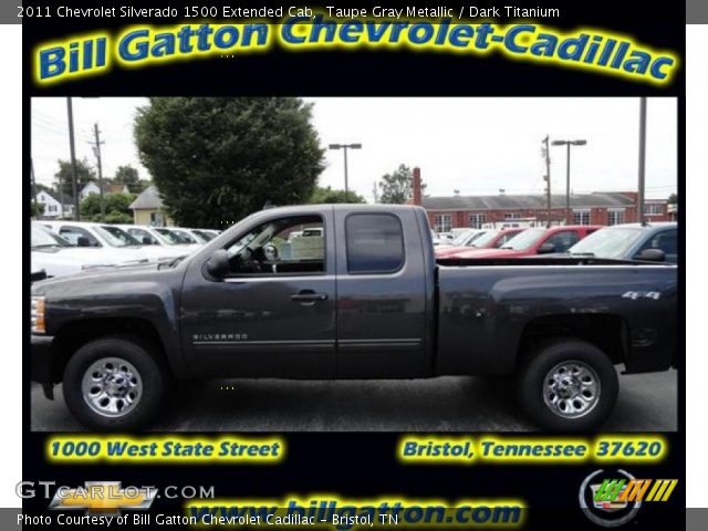 2011 Chevrolet Silverado 1500 Extended Cab in Taupe Gray Metallic