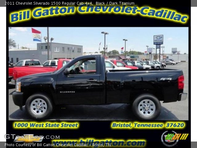 2011 Chevrolet Silverado 1500 Regular Cab 4x4 in Black