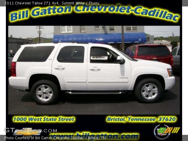 2011 Chevrolet Tahoe Z71 4x4 in Summit White