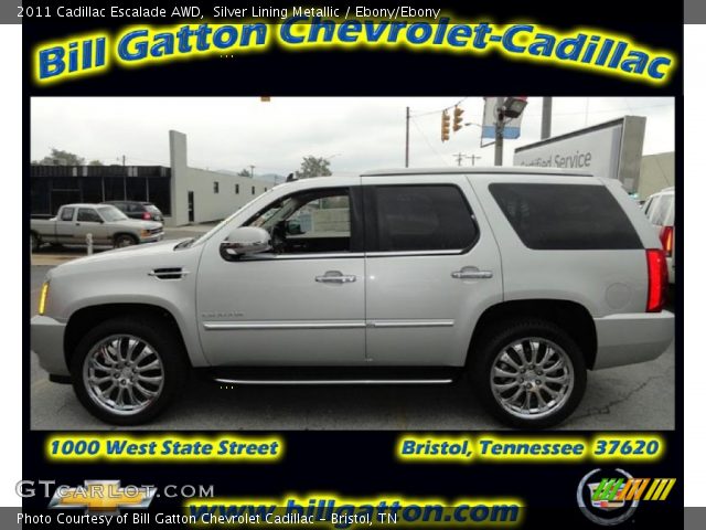 2011 Cadillac Escalade AWD in Silver Lining Metallic